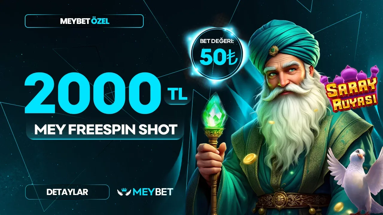Meybet'liye özel büyük kampanya: 2000₺ freespın !