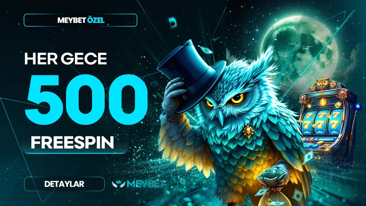 Her gece 500₺ değerinde freespın!