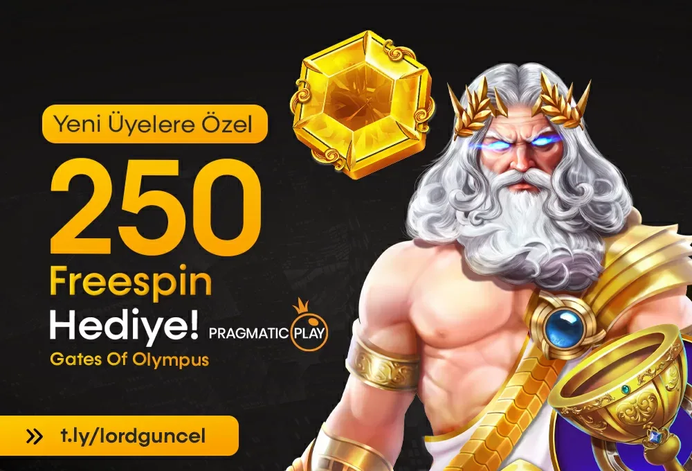 Pragmatıc play ıle yenı üyelere özel 250 ücretsız freespın çevırme şansı!
