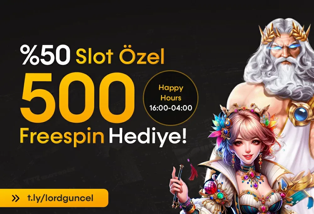 Slot oyunlarında %50 freespın fırsatı! en fazla 500 freespın kazanma şansı sızı beklıyor!