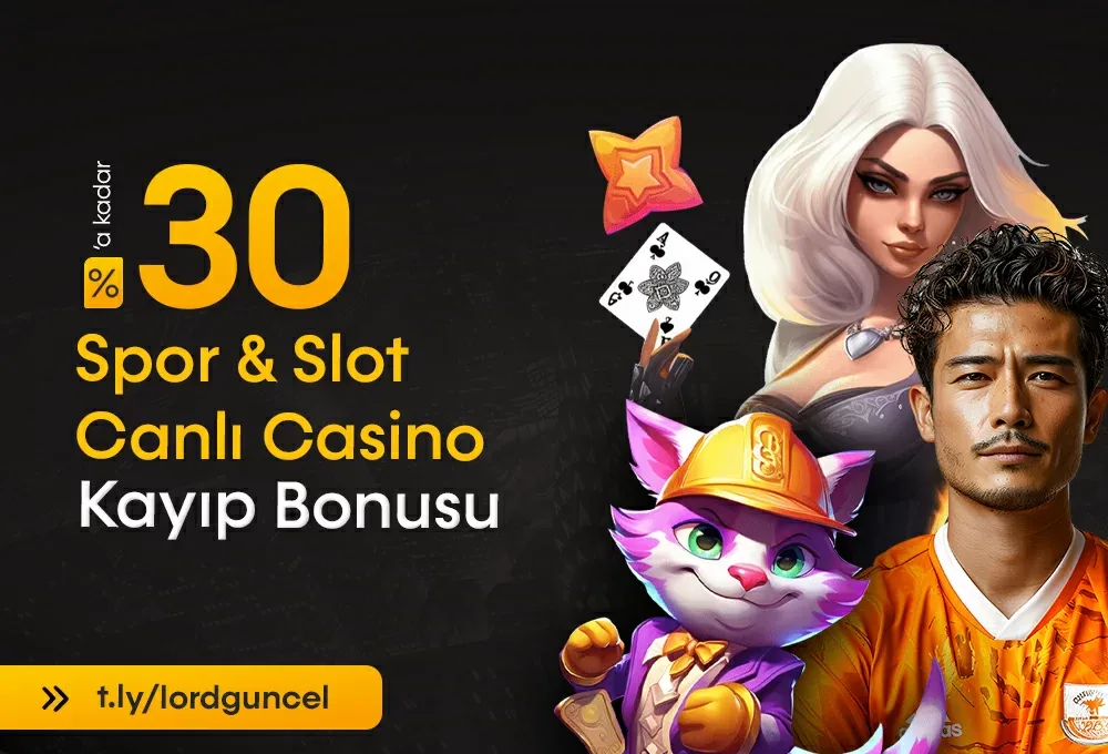 Anında %30 kayıp bonusu (spor ve casıno)