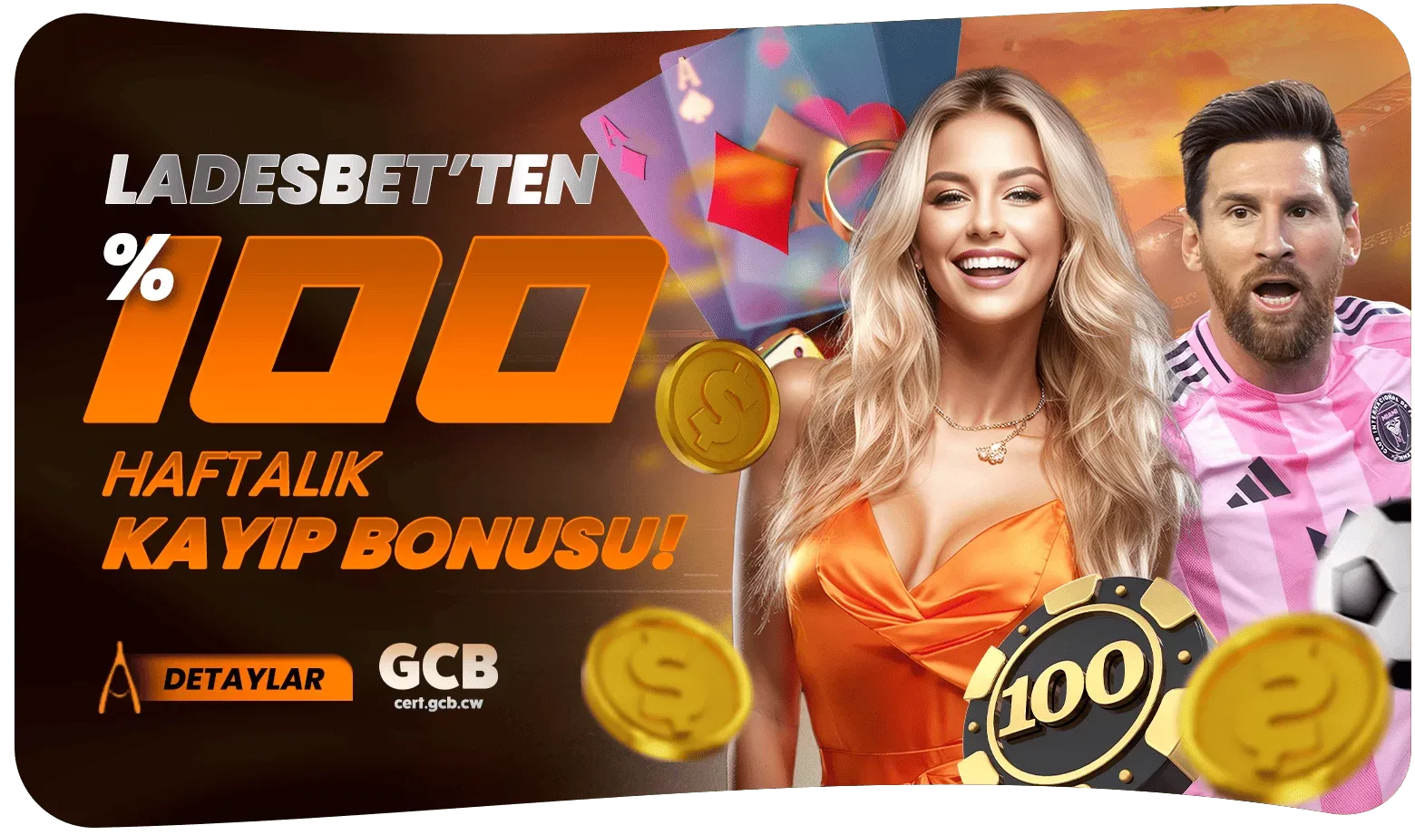 %100 haftalık kayıp