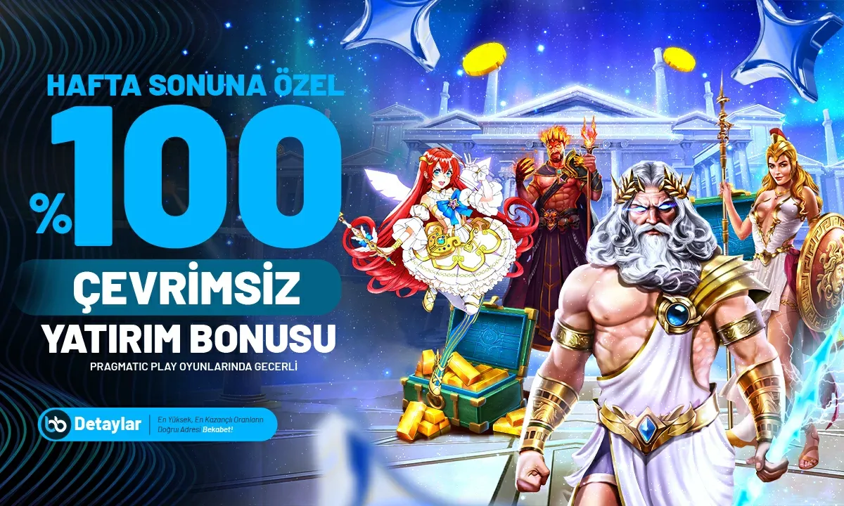 %100 pragmatic slot yatırım bonusu