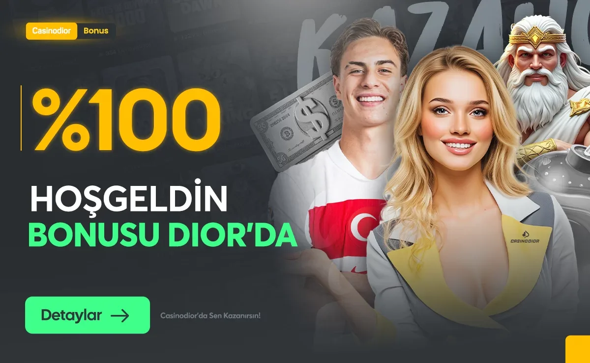 %100 hoşgeldin bonusu !