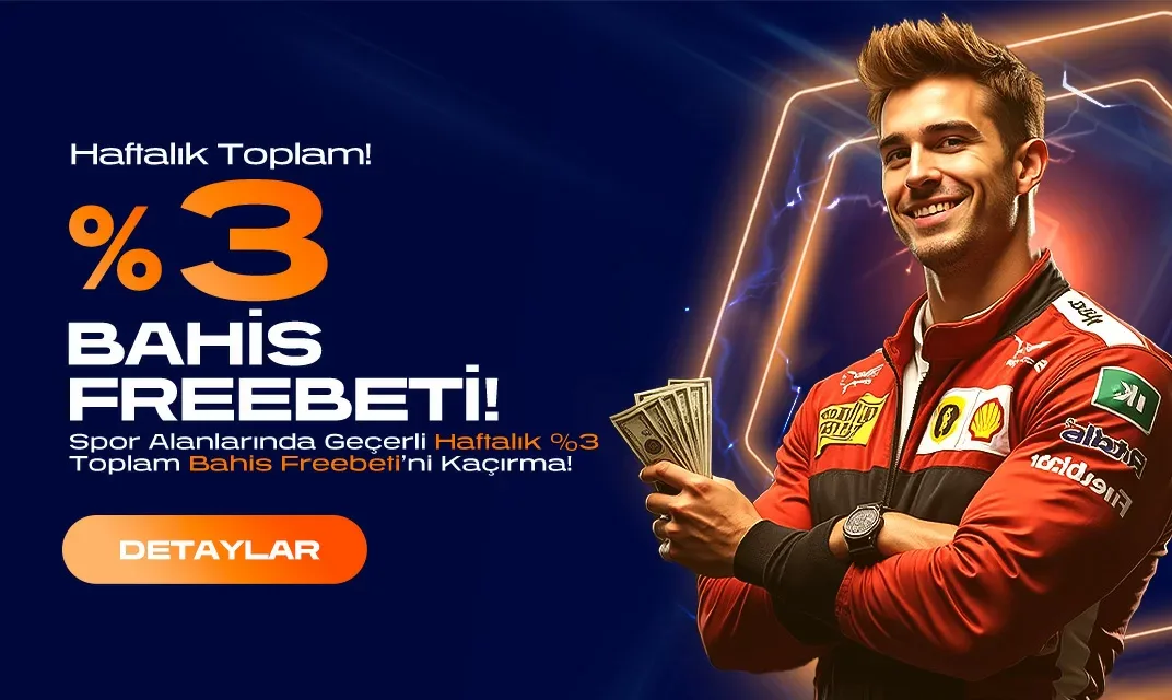 %3 haftalık toplam bahıs freebetı