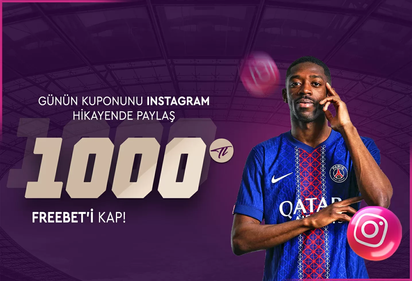 Günün kuponunu paylaş freebetı kap