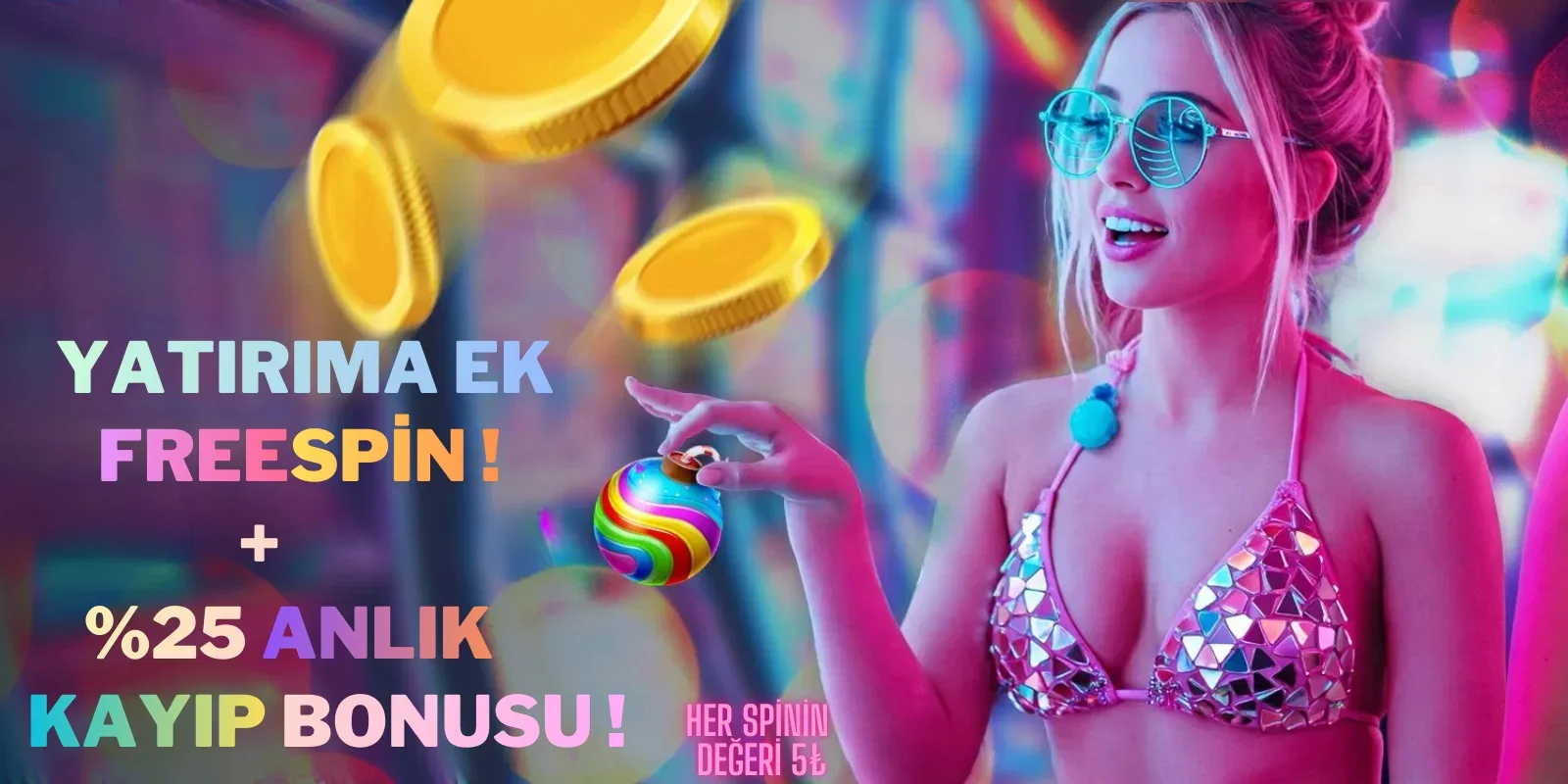 Yatırıma ek freespin!