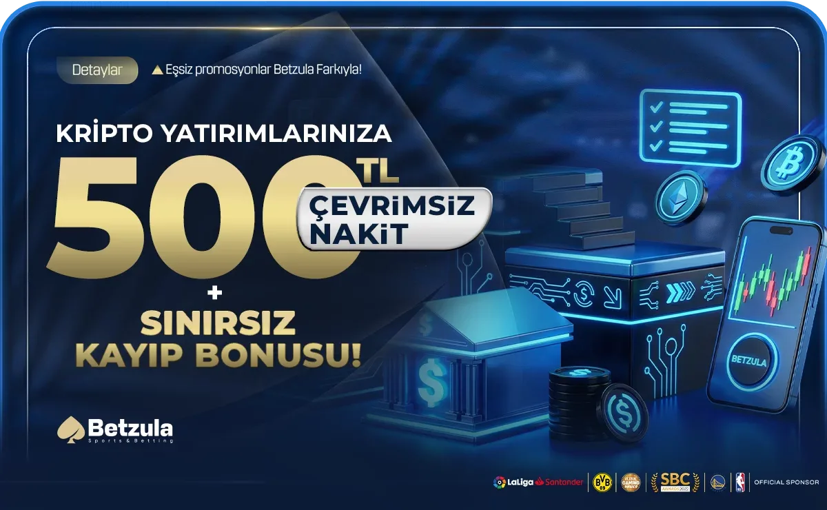 Kripto yatırımlarınıza özel 500₺ nakit hediye!