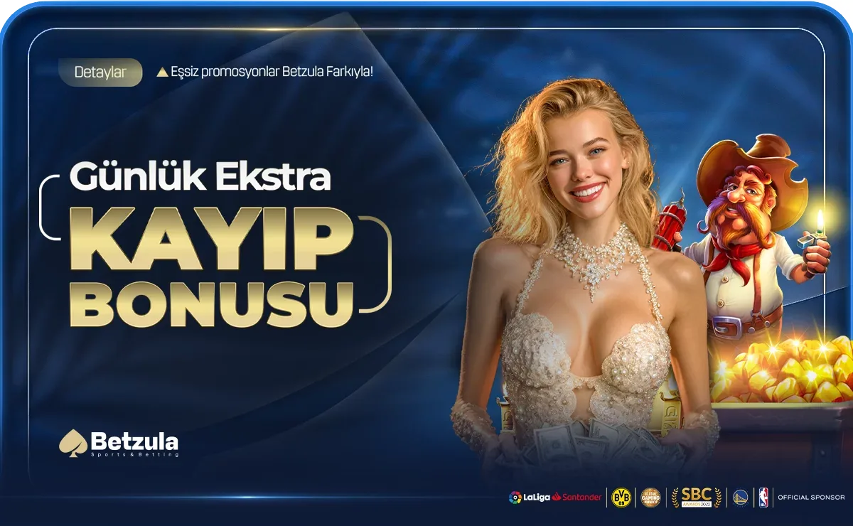 Günlük ekstra kayıp bonusu !