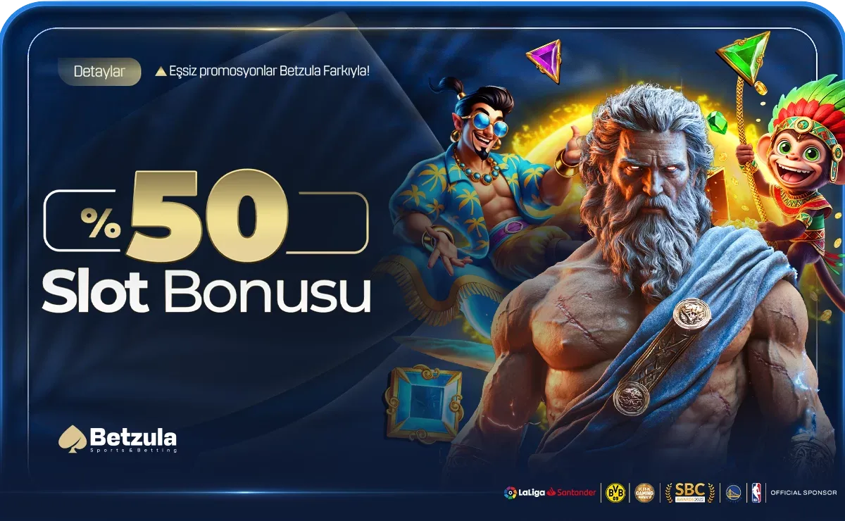 %50 slot bonusu !