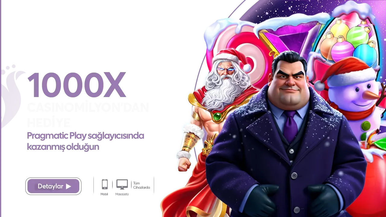 5000x kazan 1000x casinomilyon'dan hediye !