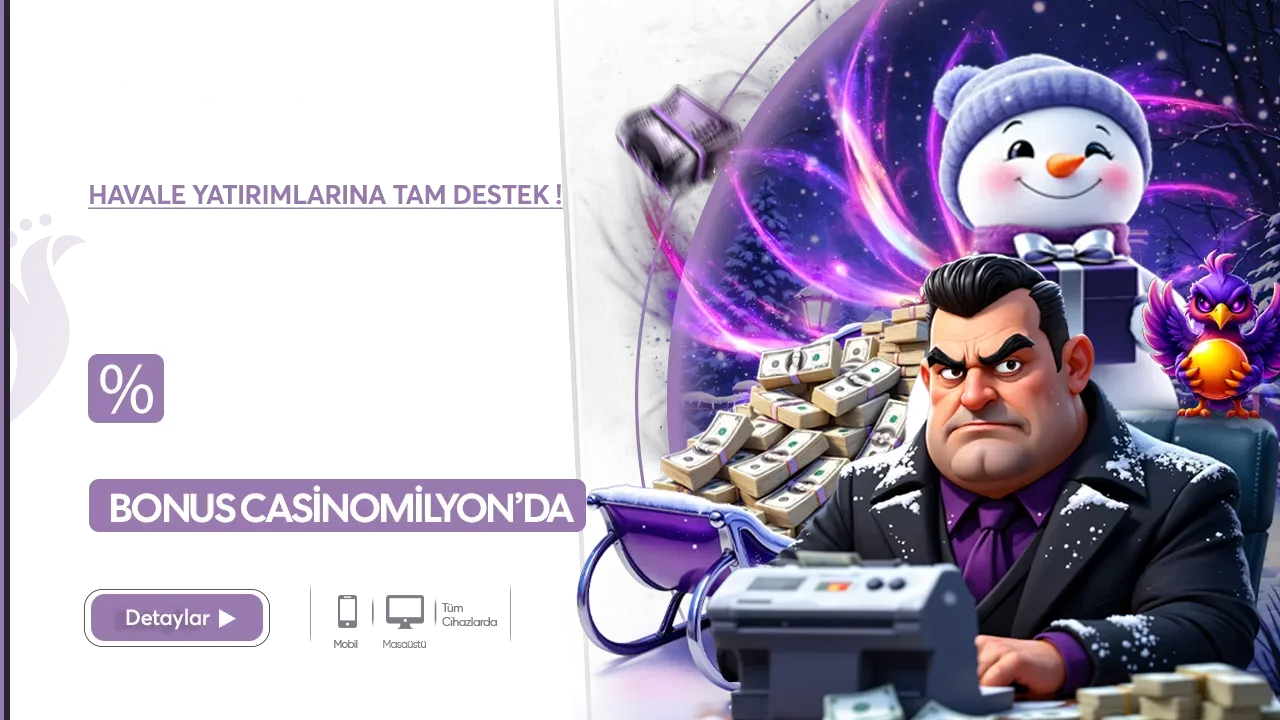 Havaleye özel %100 yatırım bonusu!