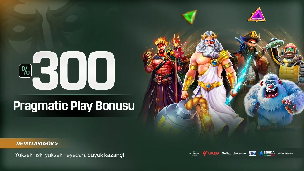 %300 pragmatic play bonusu