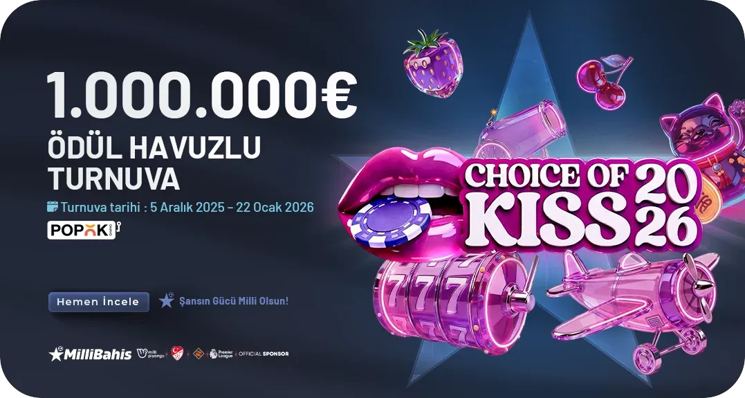 1.000.000€ ödüllü slot turnuvası