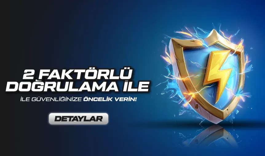 İki faktörlü doğrulama ile hesabın güvende