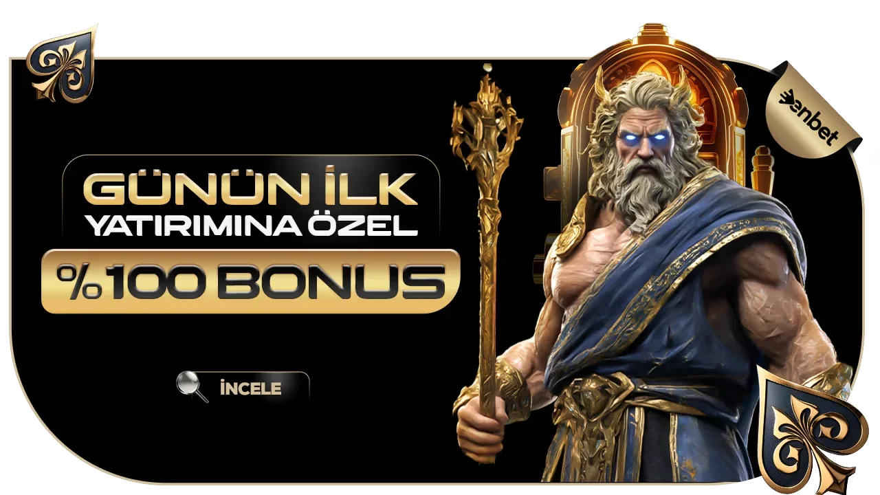 Günün ilk yatırımına %100 bonus