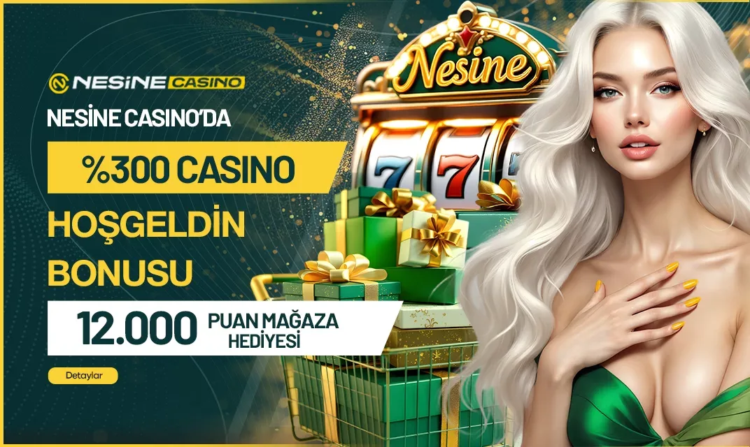 %300 casino hoş geldin + 12.000 mağaza puanı