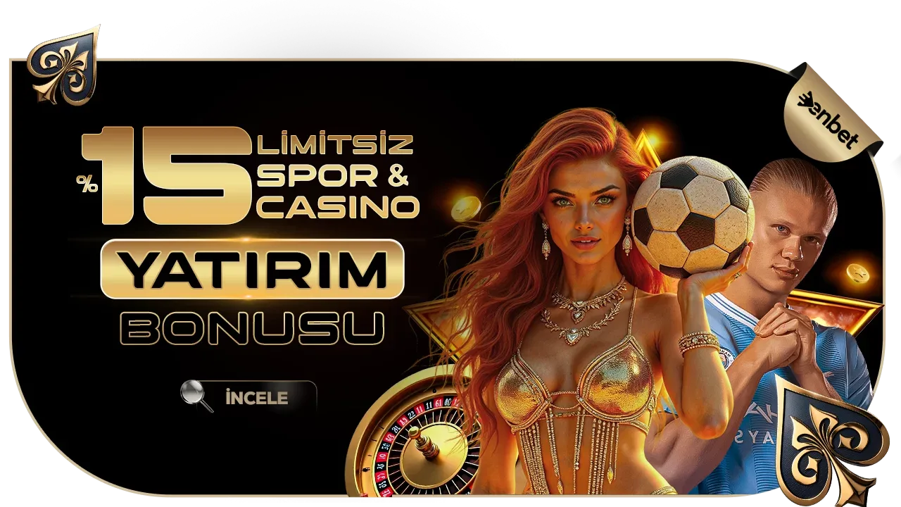 Limitsiz %15 yatırım bonusu