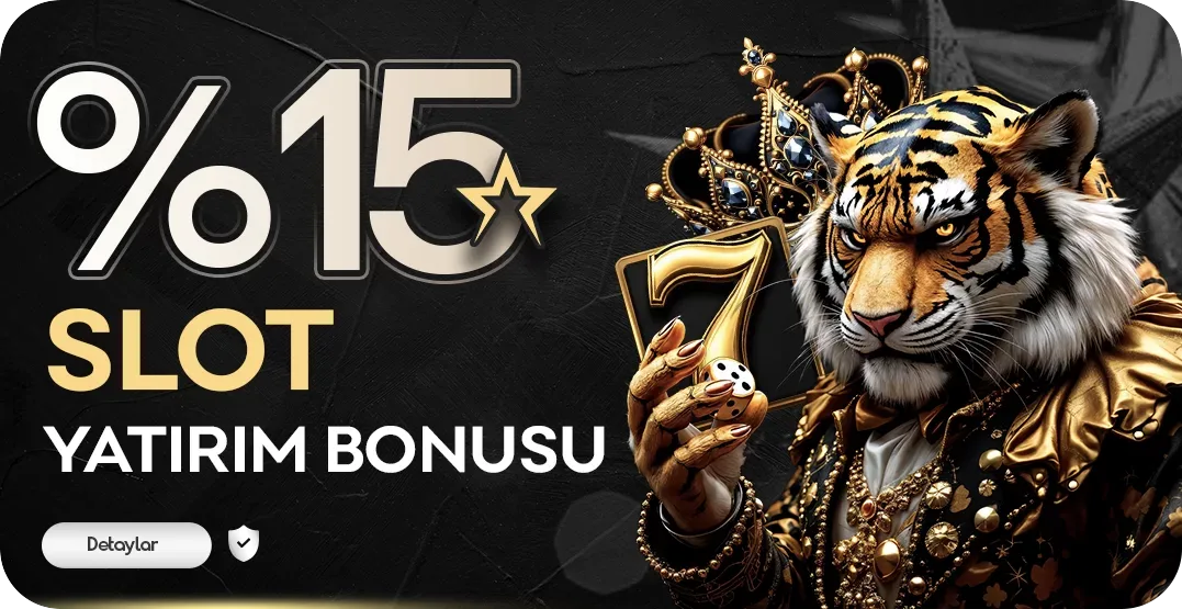 %15 slot yatırım bonusu