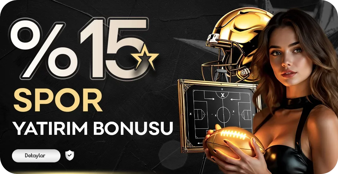 %15 spor yatırım bonusu