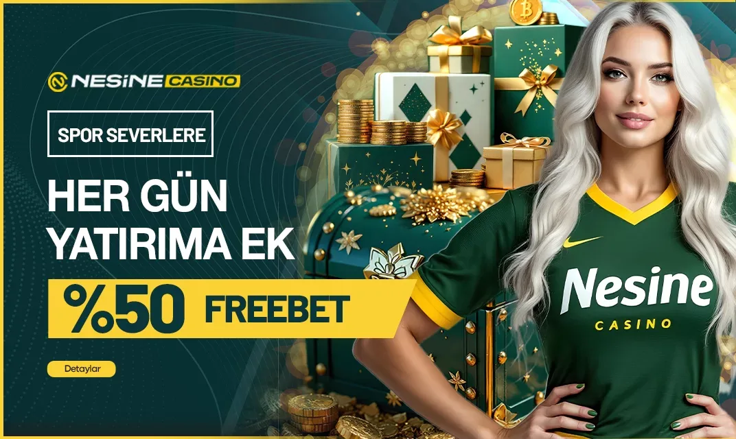 Her gün yatırıma ek %50 freebet