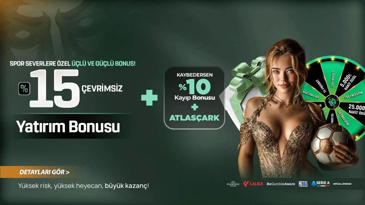 Üçlü spor yatırım bonusu