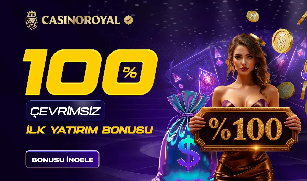 %100 çevrımsız ilk yatırım bonusu