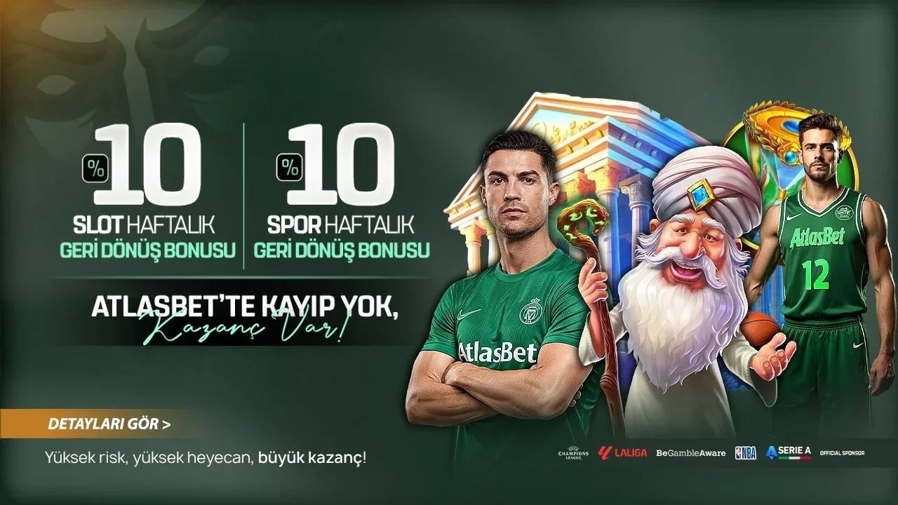 %10 casino ve spor haftalık geri dönüş bonusu