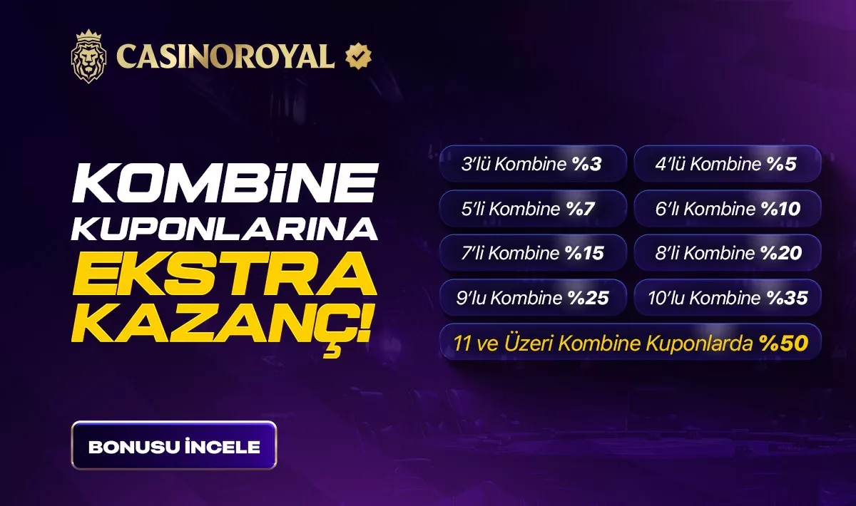 Kombine kuponlara %50'e varan ekstra kazanç