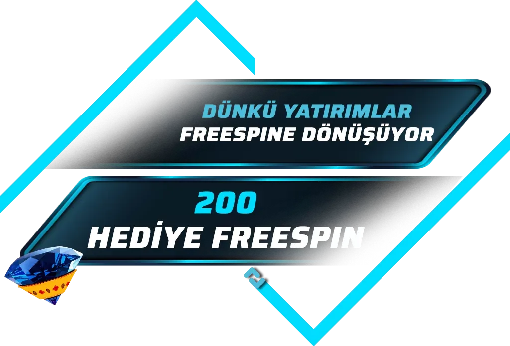 Her gün 200 freespın hediye!