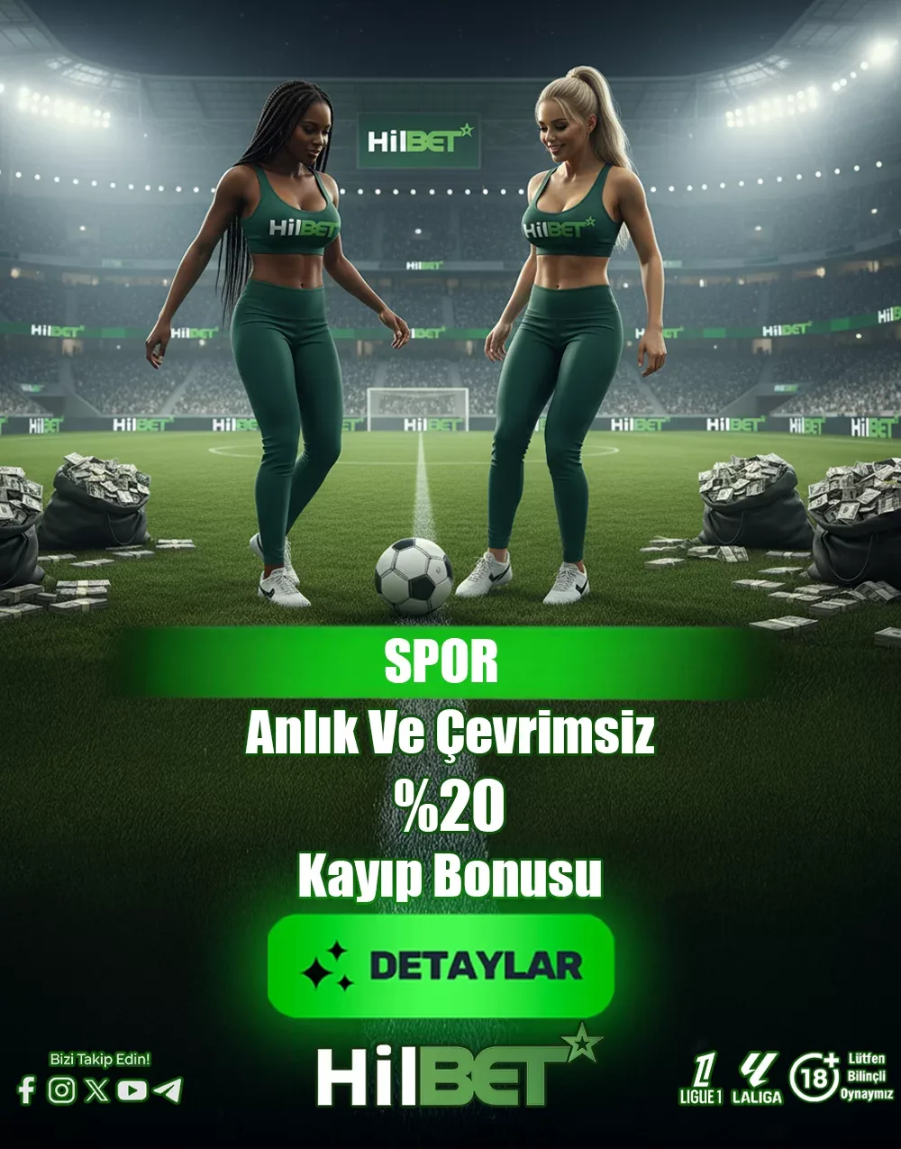 %20 anlık - çevrimsiz spor kayıp bonusu