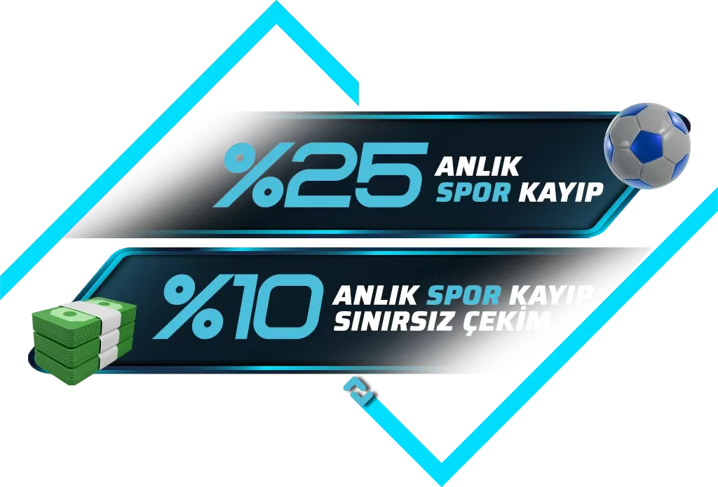 Spor kayıplarınıza esnek çözüm: %25 veya %10 kayıp bonusu!