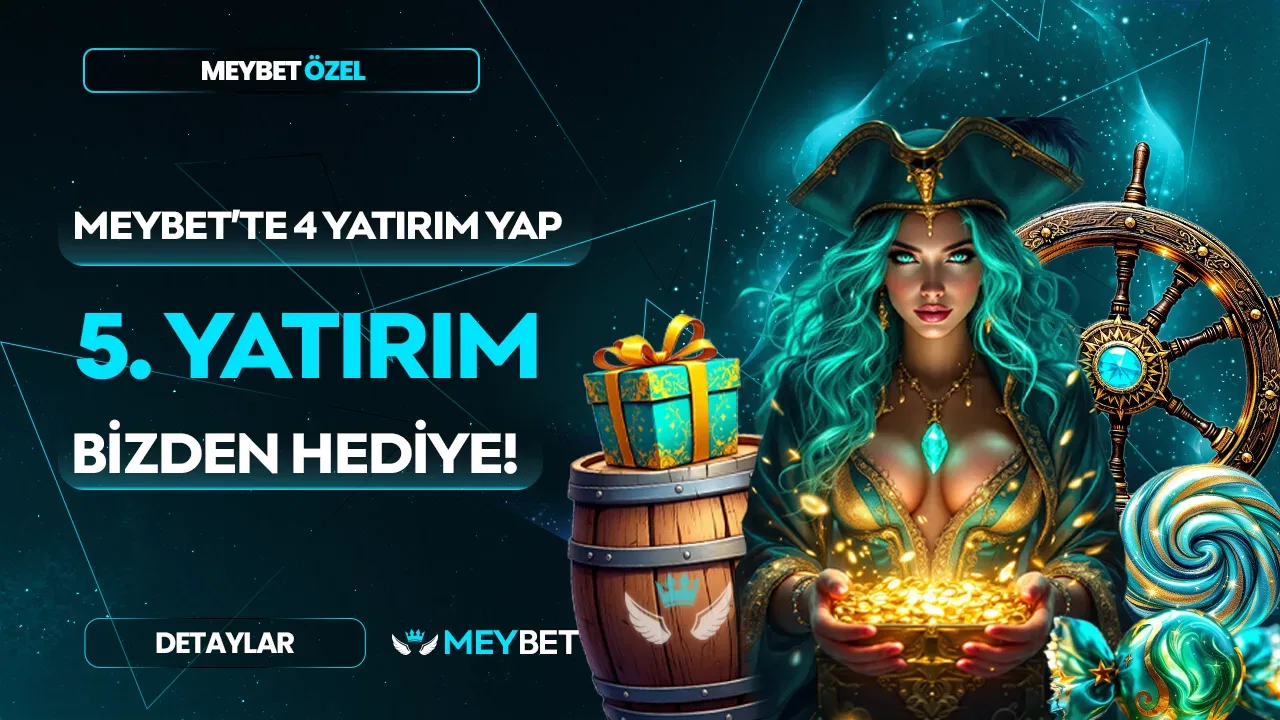Meybet'te kaybetmek yok. 4 yatırım yap 5. yatırımın bizden !!