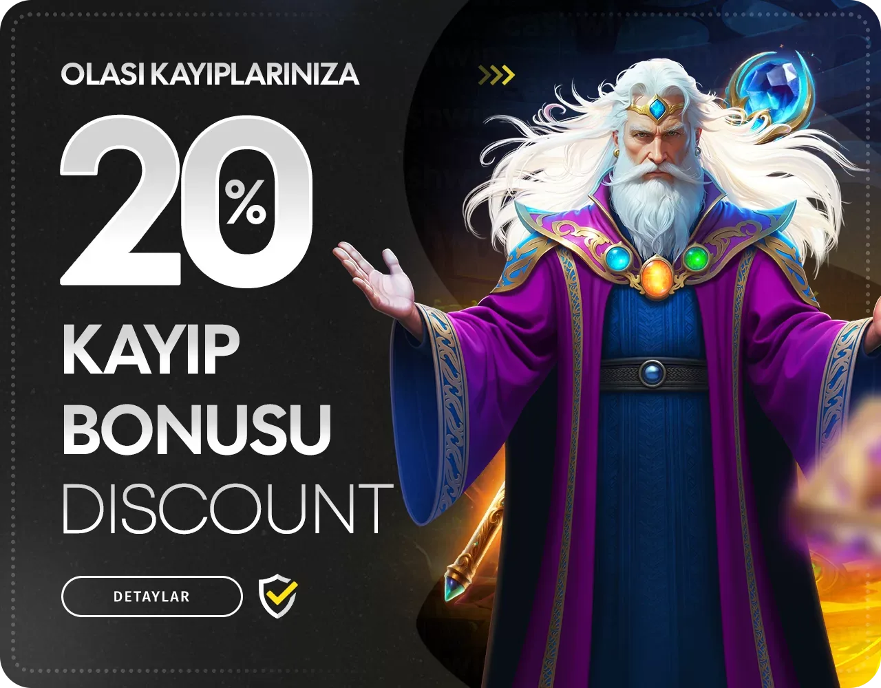 %20 kayıp bonusu