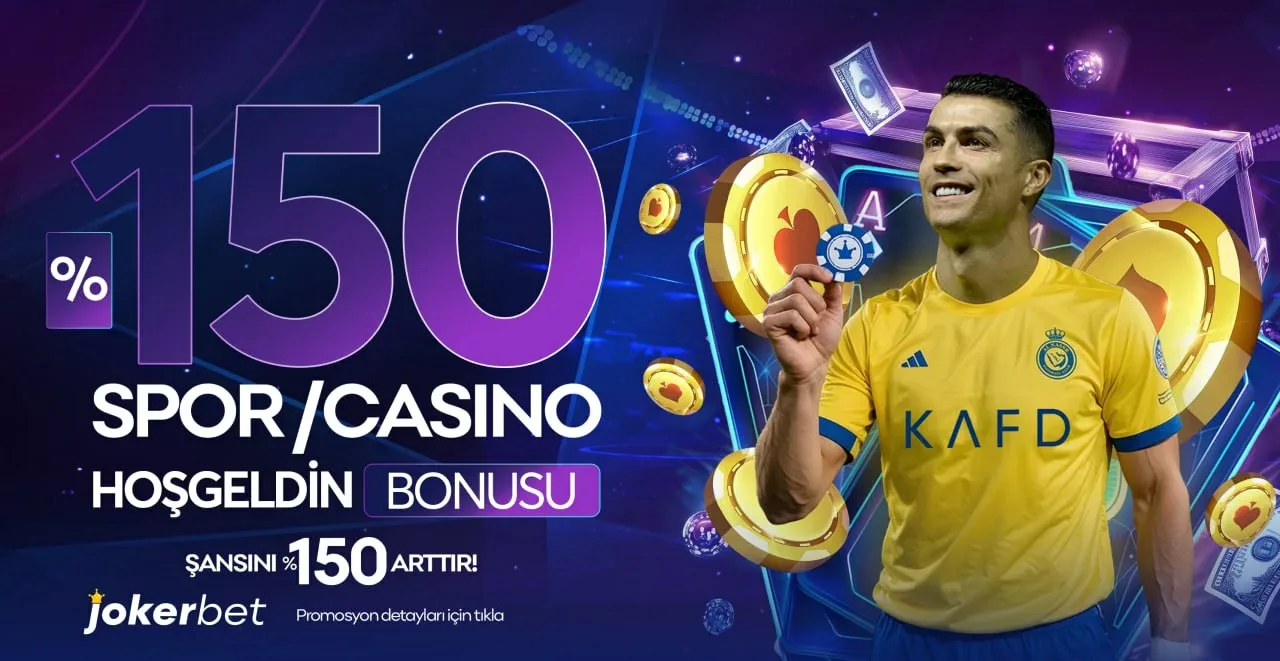 %150 hoşgeldin bonusu
