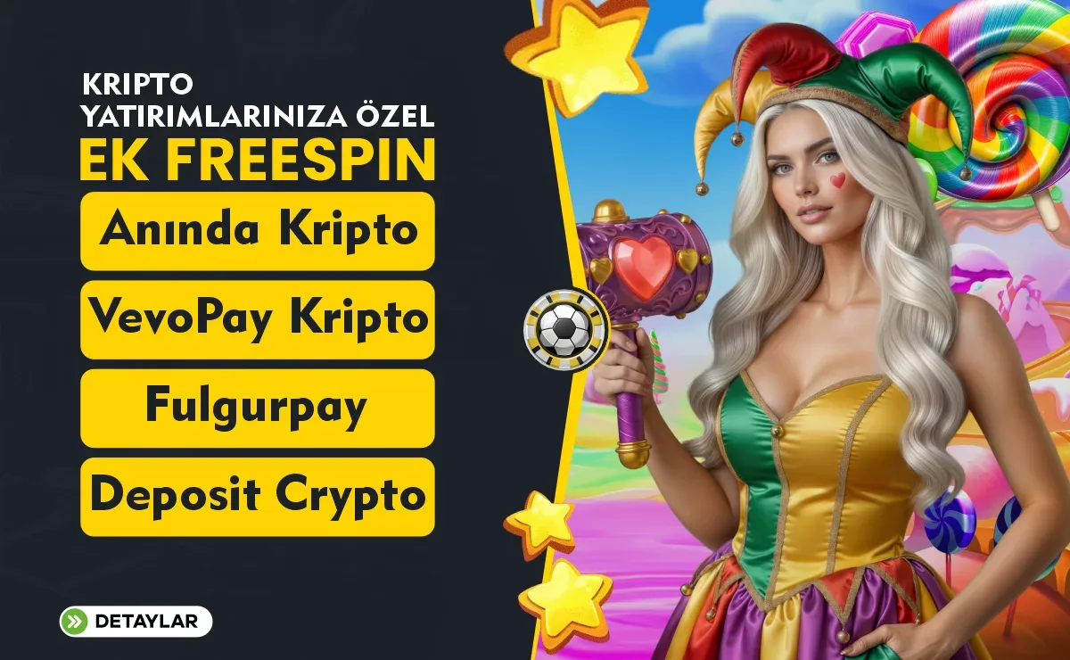 Kripto yatırımlarına özel freespin