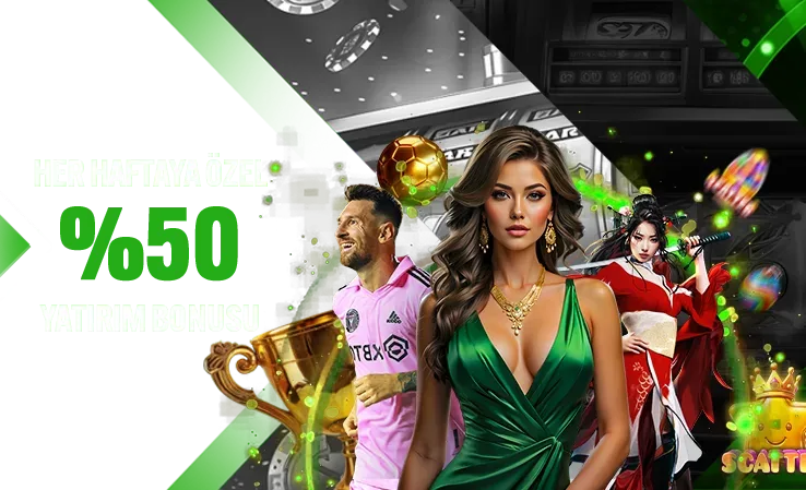 %50 haftalık spor ve casıno bonusu