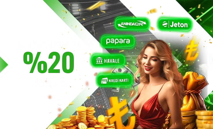 Tüm yatırımlara %20 bonus