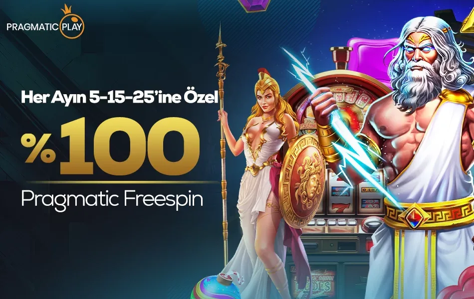 Ayın 5-15-25'ine özel %100 pragmatic freespin