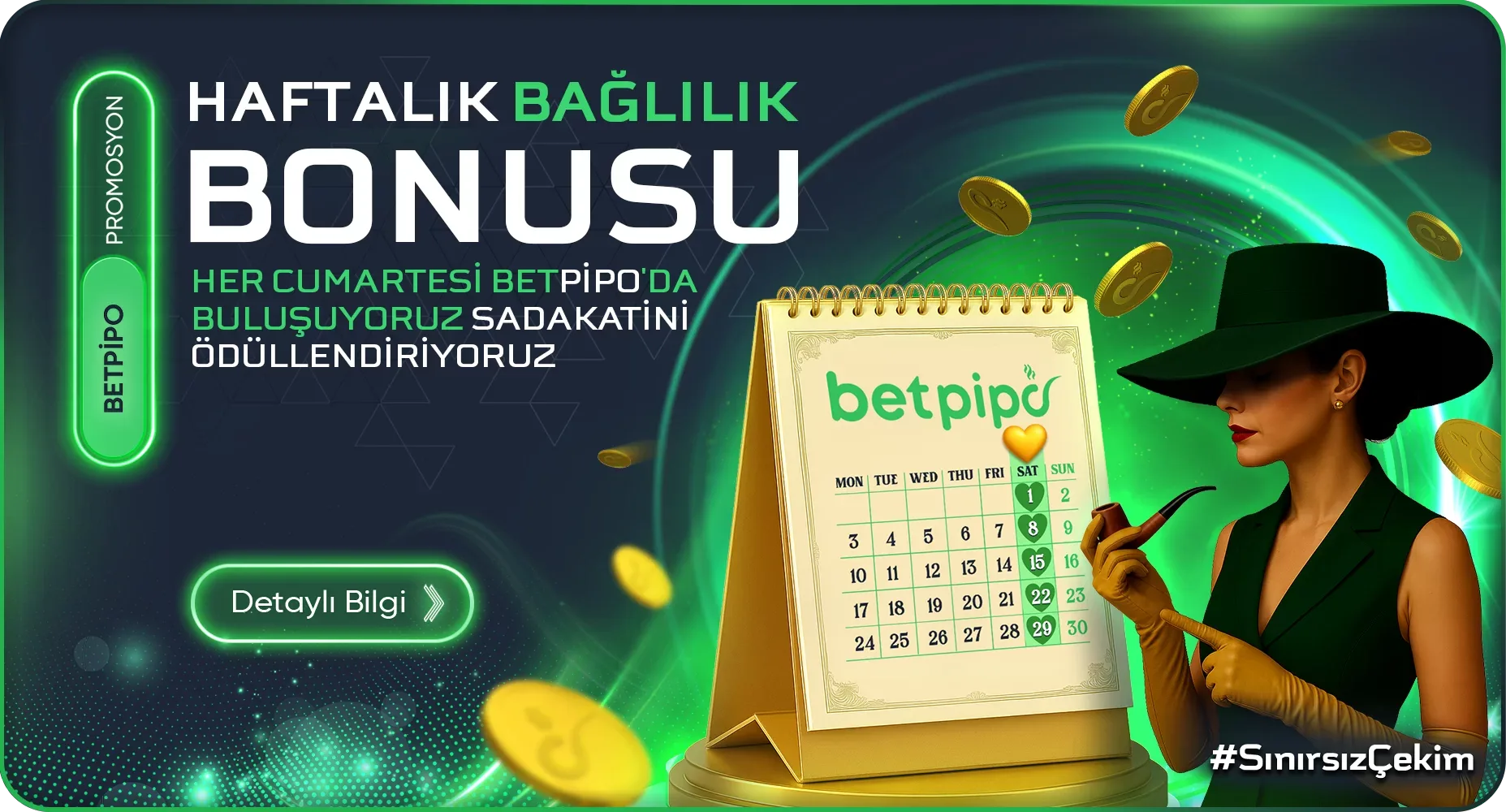 Haftalık bağlılık bonusu