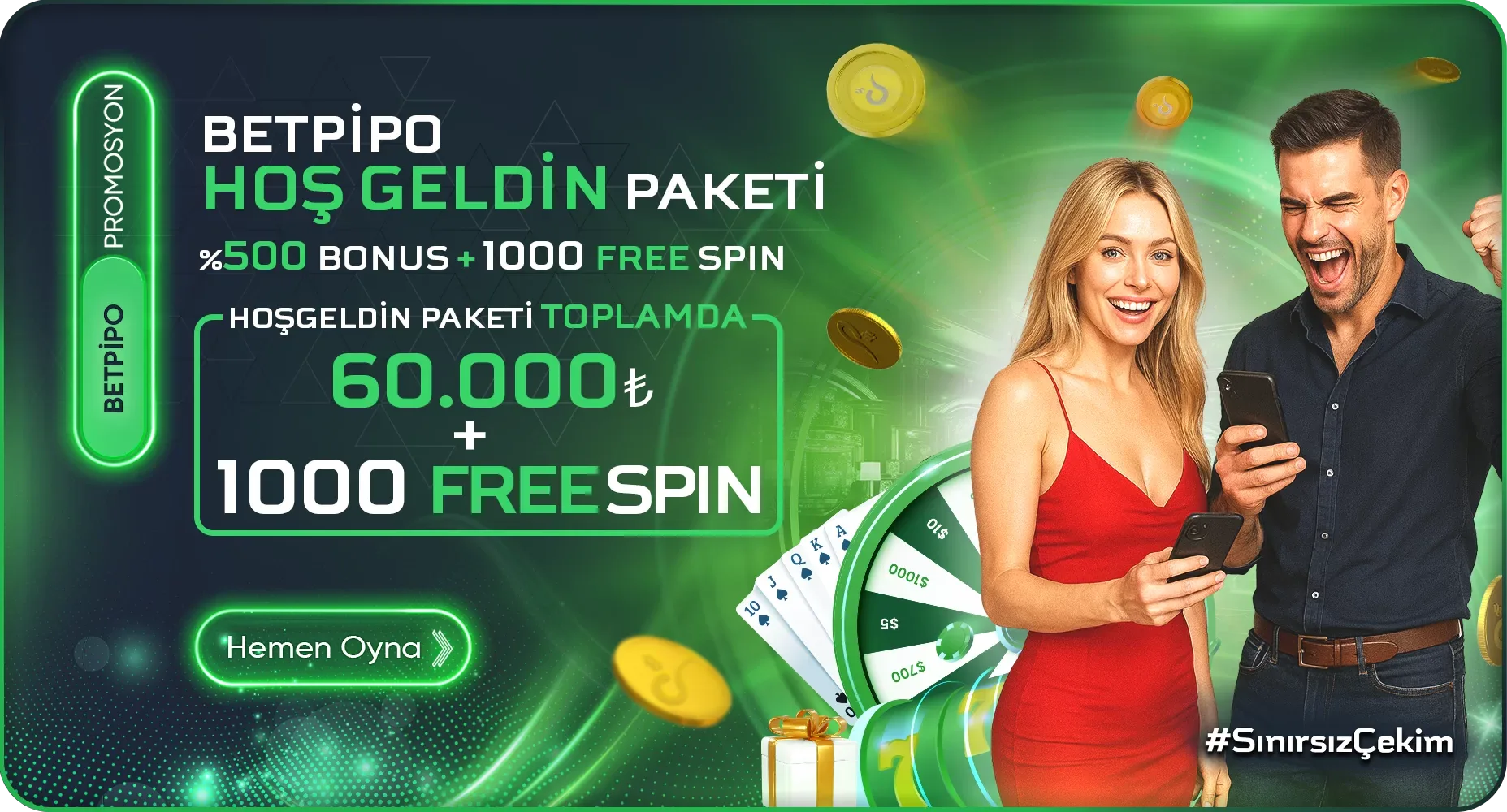 Betpipo hoş geldin paketi