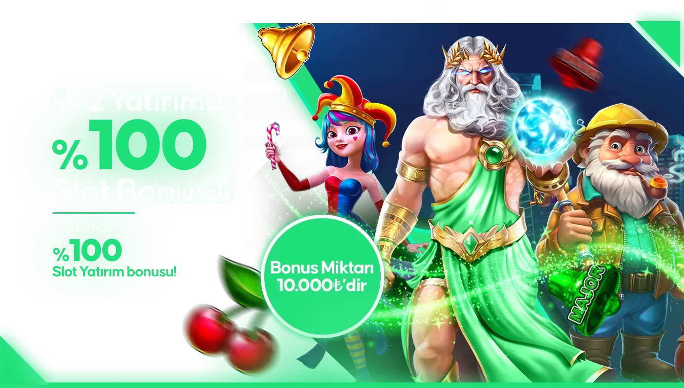 %100 slot hoş geldin bonusu