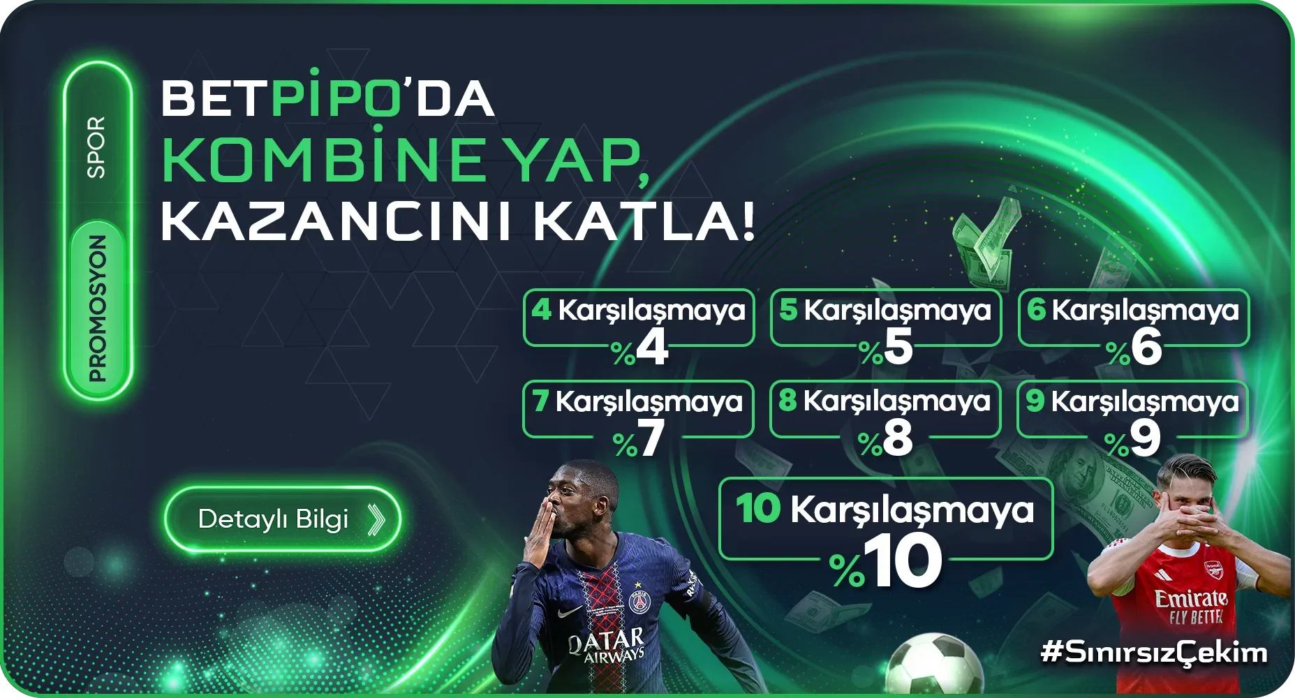 Betpipo kombine bonus