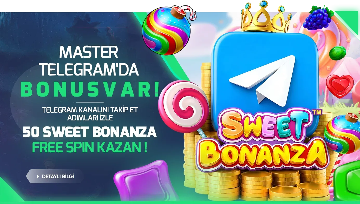 Masterbetting telegramda bonus var!