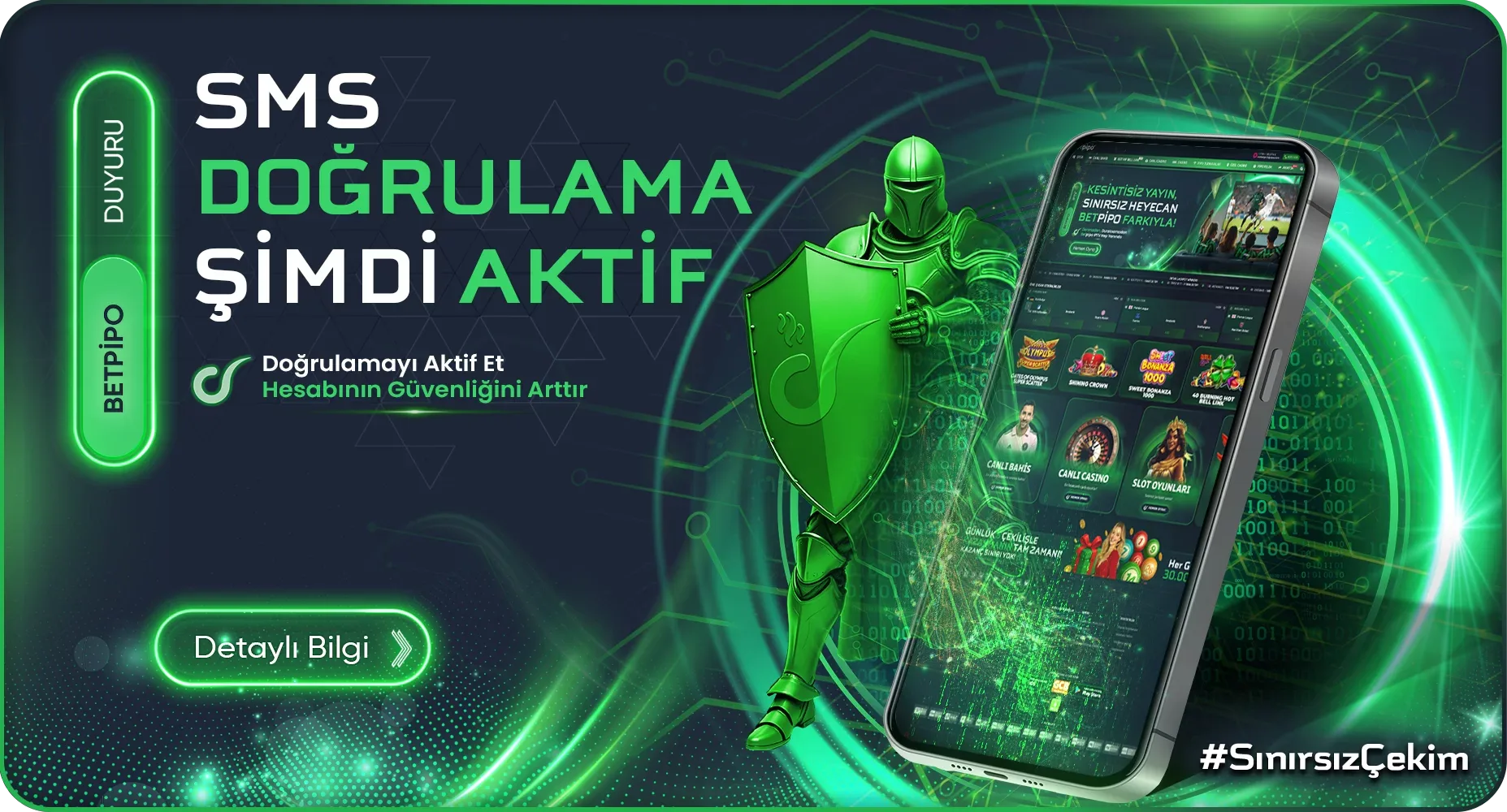 Sms doğrulama ile ekstra güvenlik