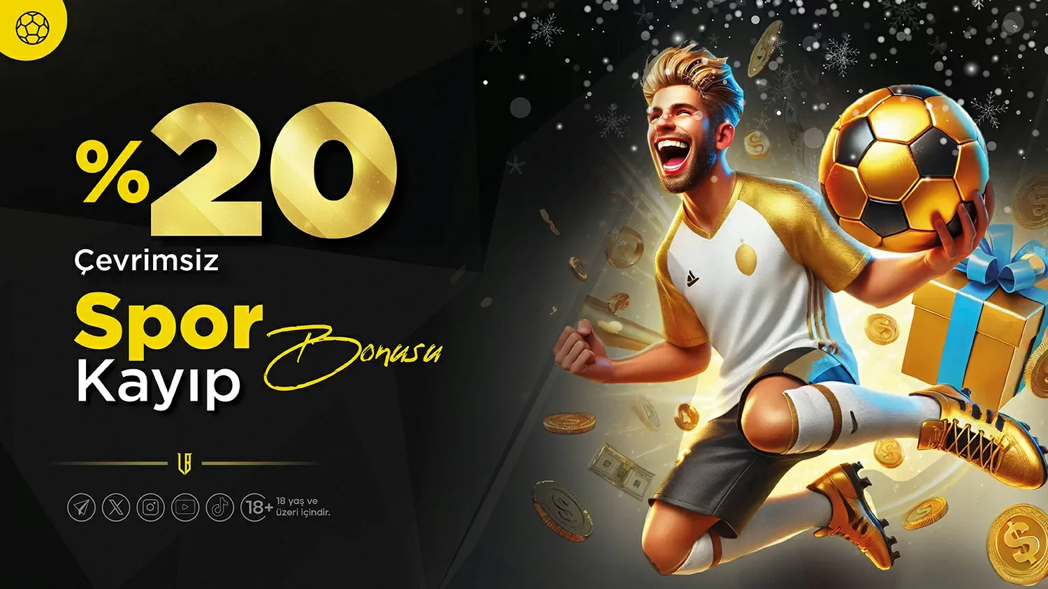 %20 çevrımsız spor kayıp bonusu