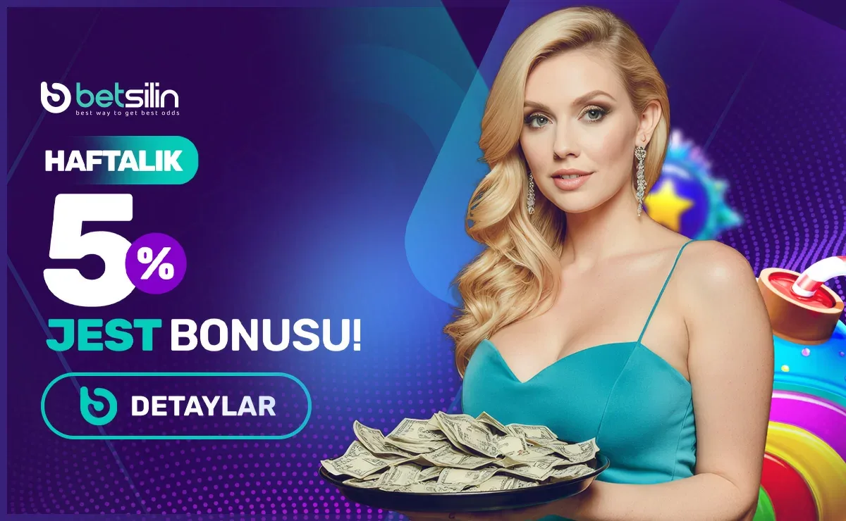 Haftalık %5 jest bonusu