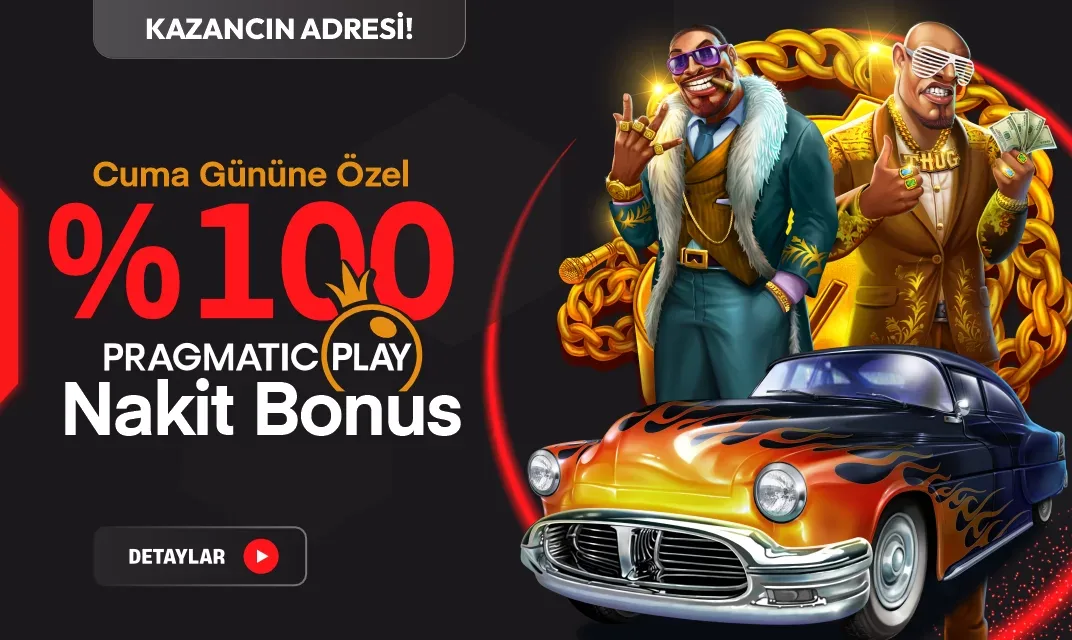 Cuma gününe özel %100 pragmatıc bonusu