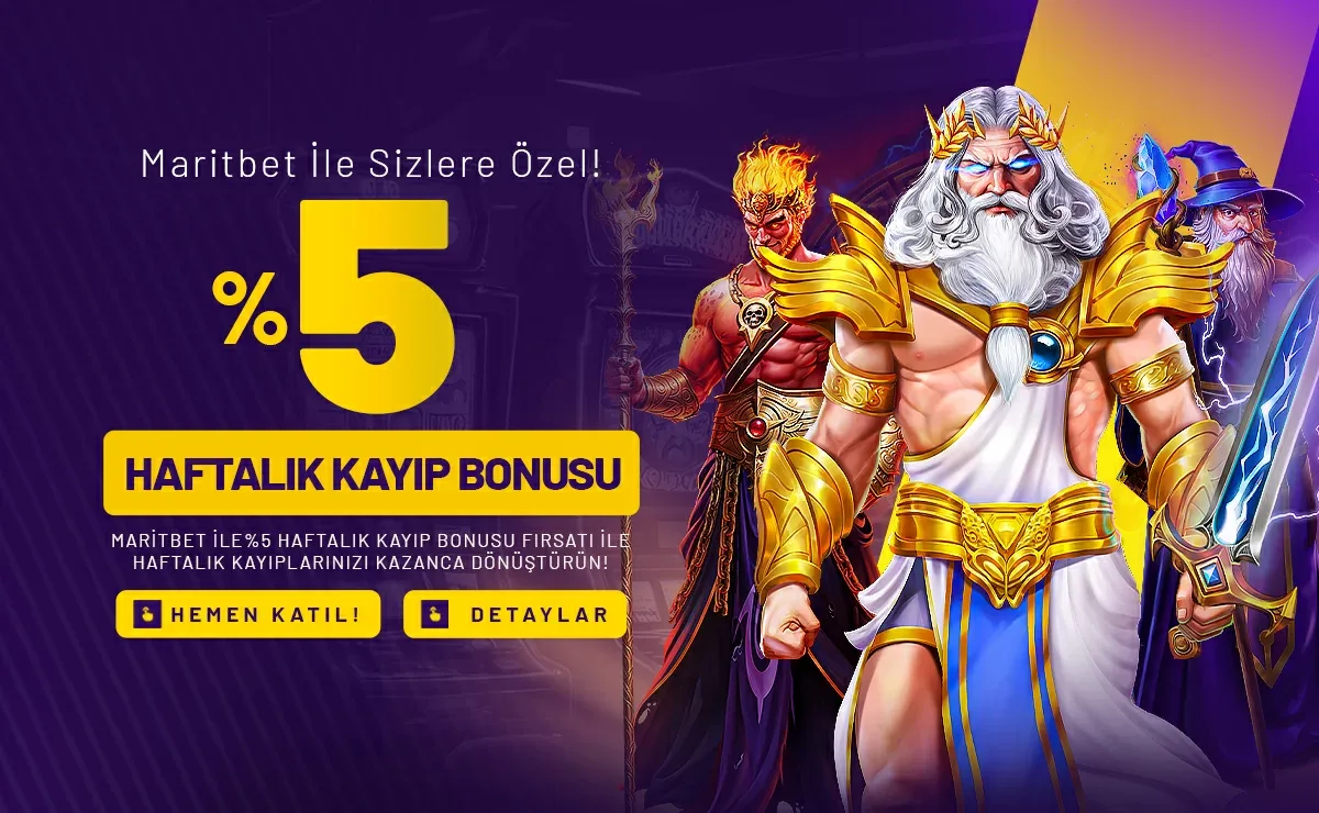 Haftalık %5 kayıp bonus