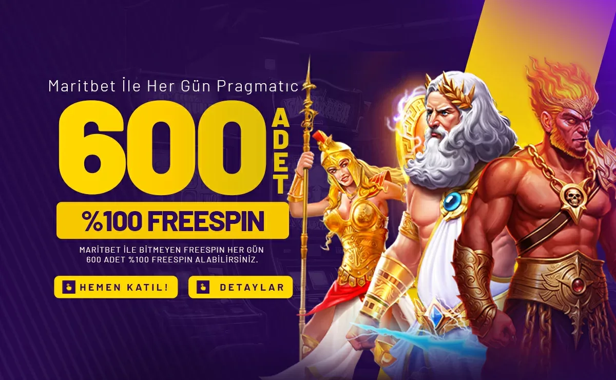 Haftanın her gününe özel %100 pragmatıc play freespın